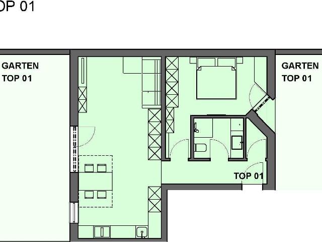 Erdgeschosswohnung mit Garten