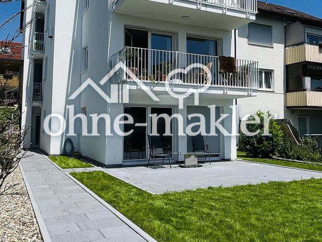 Erdgeschosswohnung mit großer Terrasse und Garten