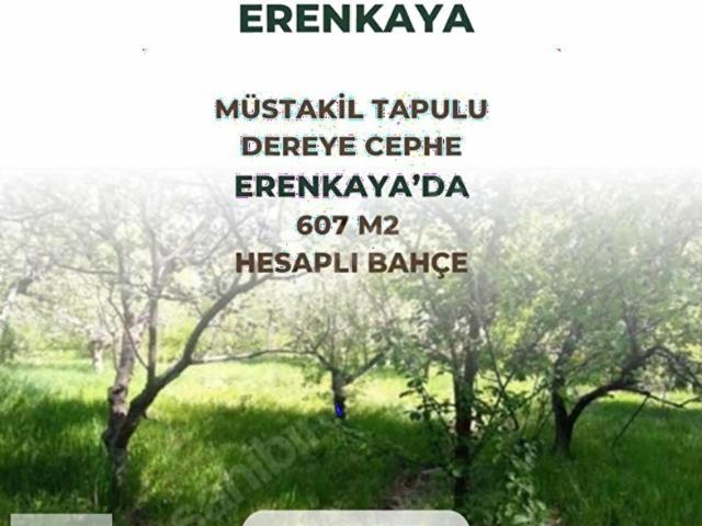 ERENKAYA'DA DEREYE CEPHE 607 M2 MÜSTAKİL BAHÇE