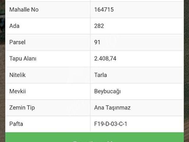 ERGENE VAKIFLAR MAHALLESİ SATILIK TARLA
