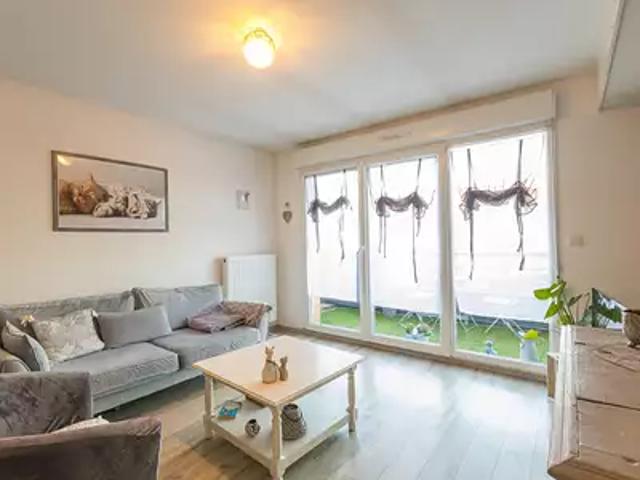 Erquinghem Lys 59193 Achat / Vente appartement 2 pièces t2 au dernier étage parking