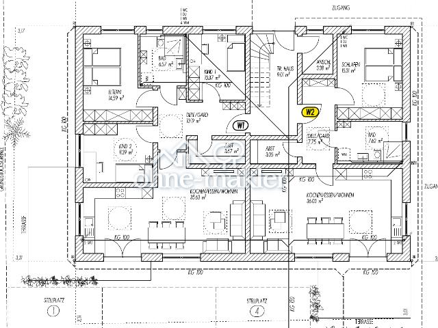 Erstbezug: Attraktive 2 Zimmer Wohnung in Cham KFW 40 Standard W2