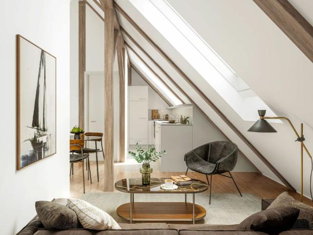 Erstbezug Dachwohnung in der Neustadt