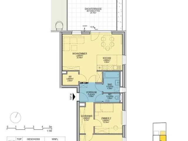 ERSTBEZUG „ein viertel grün“ in Wiener Neustadt