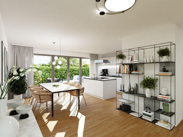 ERSTBEZUG im EIGENEN TOWNHOUSE ca. 178 m² 2025: 5 Zi, 4 Etagen, TERRASSE + GARTEN