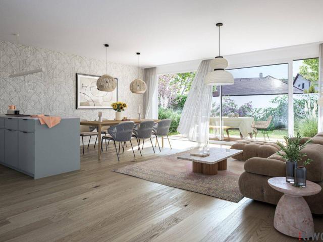 JETZT BAUSTELLE BESICHTIGEN | ERSTBEZUG IM ZENTRUM | Exklusives Townhouse Nähe Stadtplatz | Südwestseitiger Eigengarten | Sole Wasser Wärmepumpe | 2 TG Stellplätze