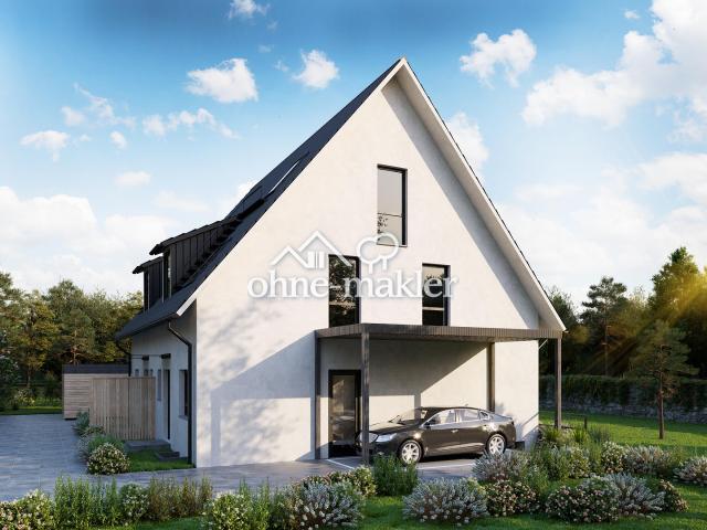 Erstbezug: massive Neubau Doppelhaushälfte mit pflegeleichtem Garten Haus 2
