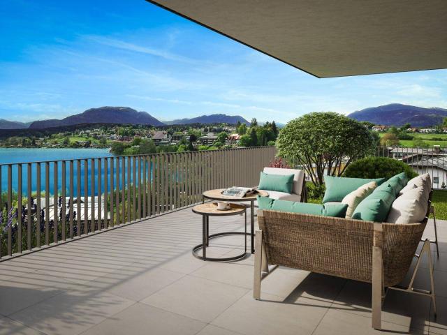 Erstbezug mit GARTEN & SEEBLICK in Egg am Faaker See