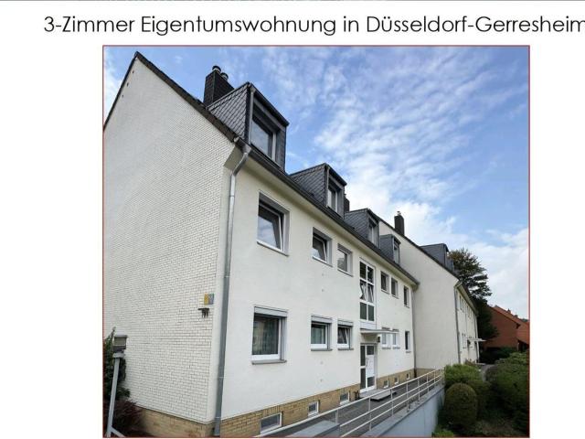 Erstbezug nach Sanierung: 3 Zimmer Wohnung mit Balkon in Düsseldorf Gerresheim