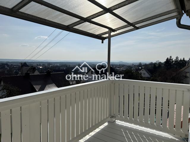 Erstbezug nach Sanierung mit Balkon in traumhafter Lage mit Blick über Wemding und das Ries