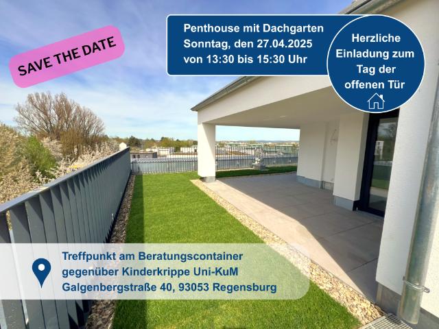 Erstbezug Penthouse Wohnung mit Dachgarten