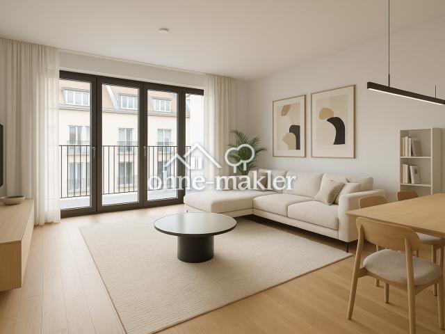 Erstbezug & provisionsfrei! Moderne 3 Zimmer Wohnung mit 2 Balkonen und Aufzug H9 24