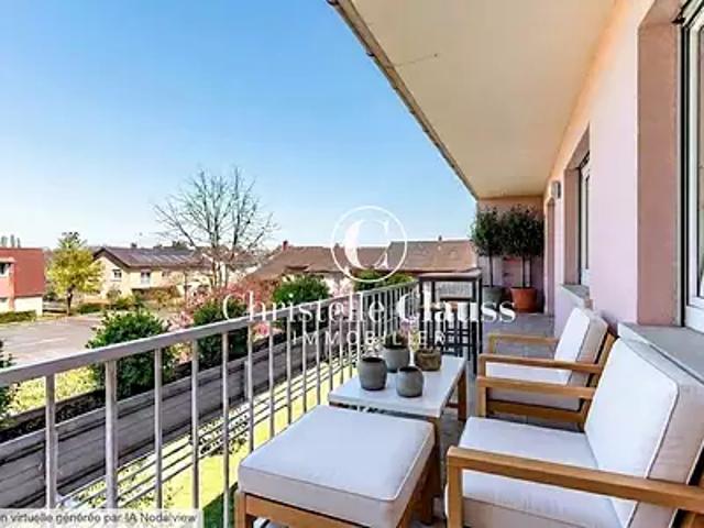 Erstein 67150 Achat / Vente appartement 3 pièces t3 au dernier étage cave