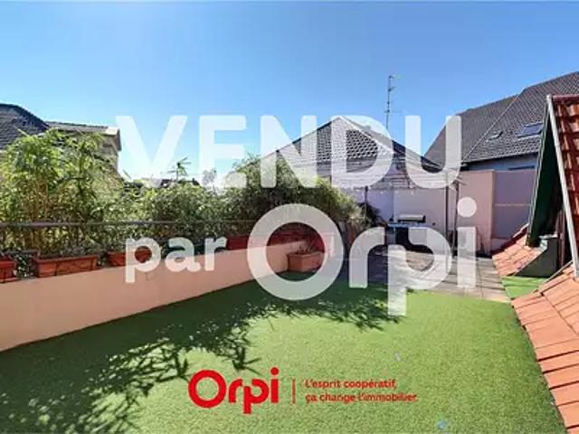 Erstein 67150 Achat / Vente appartement 3 pièces t3 terrasse cave