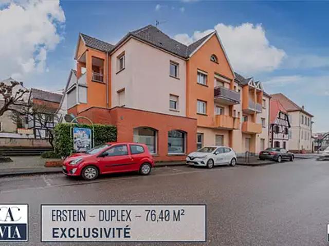 Erstein 67150 Achat / Vente appartement 4 pièces t4 au dernier étage