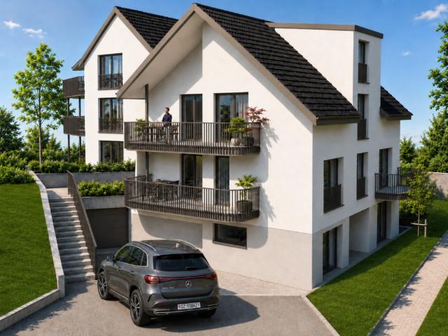 Erstvermietung: Moderne 2.5 Zimmer Neubauwohnung mit Bergblick in Oberiberg!