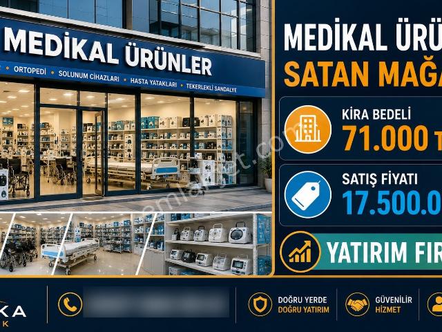 Eryaman'da Cadde Üzeri Ve Cepheli Kurumsal Kiracılı Satılık Dükkan / Marka