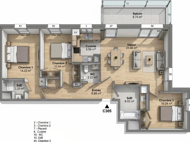 Et si c'était enfin chez vous ? 4 pièces, 82 m²