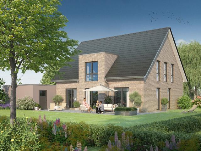 Etelsen Berkels Neubau eines großzügigen Einfamilienhauses mit Doppelgarage in der Bachstraße