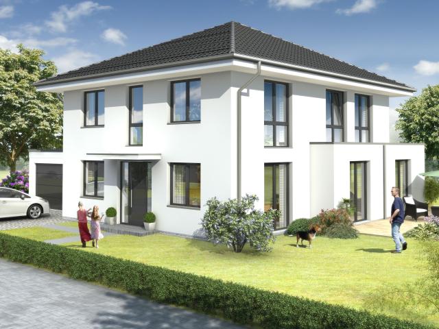 Etelsen Berkels Neubau eines großzügigen Einfamilienhauses mit Doppelgarage in der Beethovenstraße