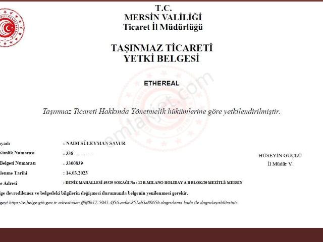Etherealden Tecede Havuzlu Site İçi Deniz Manzaralı 2banyolu 2+1