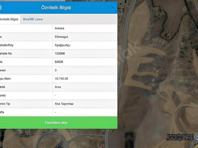 ETİMESGUT AŞAĞIYURTÇU KATKARŞILIĞI ARSA