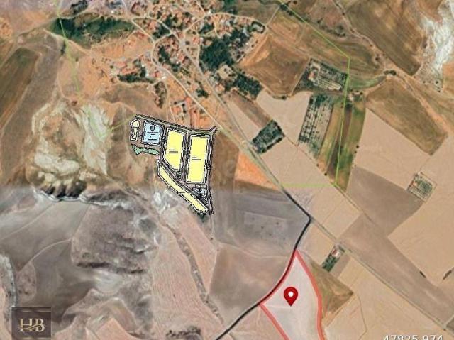 ÇETİNLER EMLAK'TAN HACITUĞRUL'DA YOLA SIFIR 1000M2 TARLA