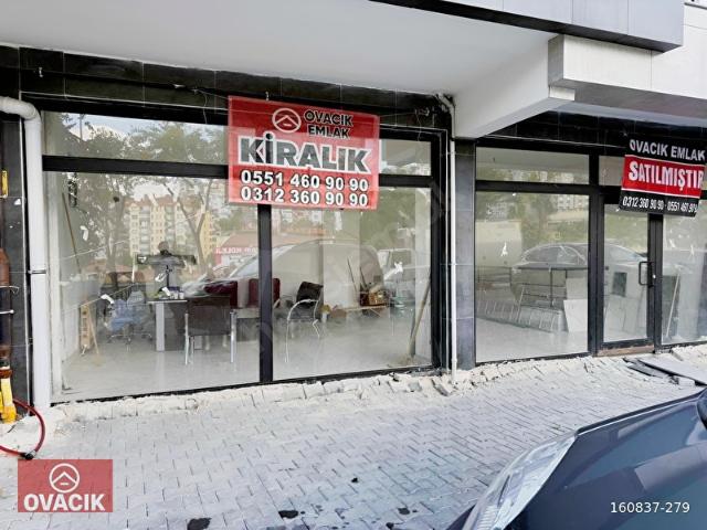 ETLİK CADDESİ ÜZERİNDE 110m2 HER İŞE UYGUN SIFIR KİRALIKDÜKKAN