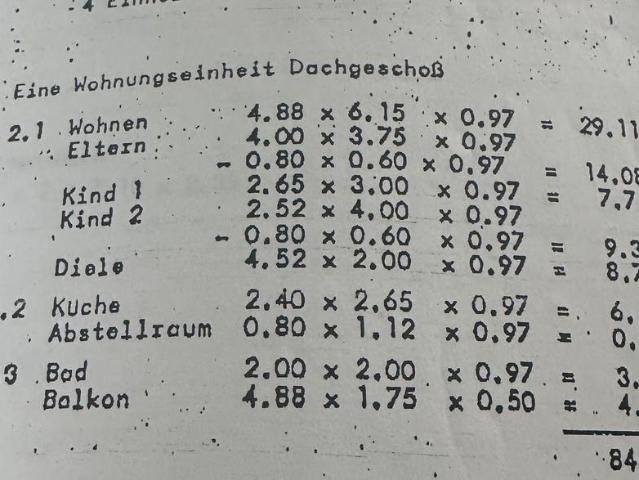 ETW 84qm mit Balkon u. Gartennutzung in gepflegtem 6 Parteienhaus