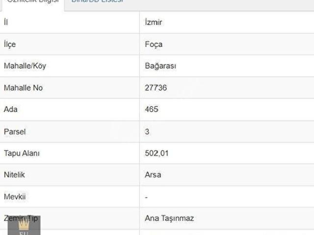 EU GAYRİMENKUL'DEN 502 METREKARE İMARLI ARSA