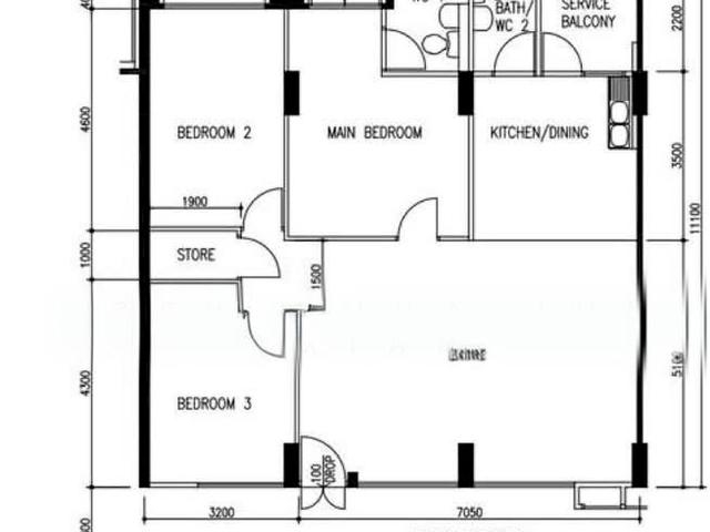 Eunos Damai Ville Bedok, HDB 4 Rooms