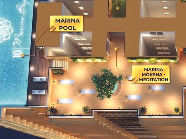 EV 10 Marina Bay 3 Bedroom 756 Sq. Ft. Apartment in Vashi Sector 10a Navi Mumbai Listing ID: #9979
