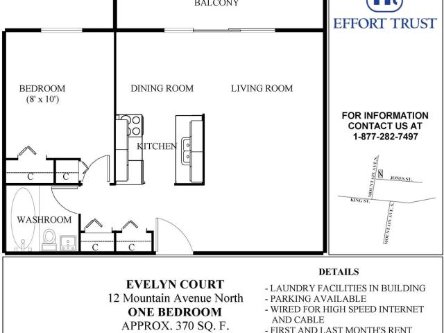 Evelyn Court Apartments Apartment 1 Bedroom Apartment for Rent