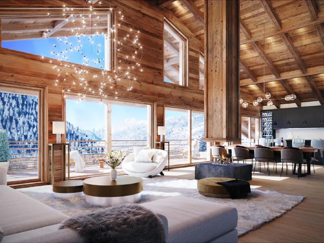 Everest Penthouse, centre village, vue panoramique 175m² Châtel