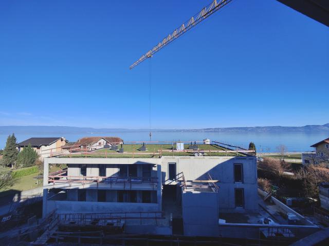Évian T5 neuf 119 m2, livraison immédiate, balcon vue lac