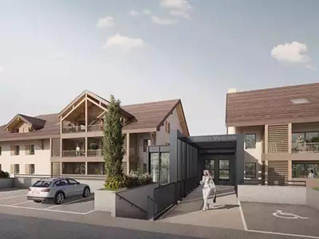Evian les Bains 74500 Achat / Vente appartement 2 pièces t2 cave balcon