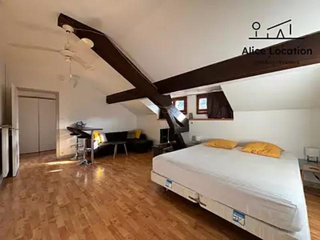 Evian les Bains 74500 Location appartement 2 pièces t2 au dernier étage