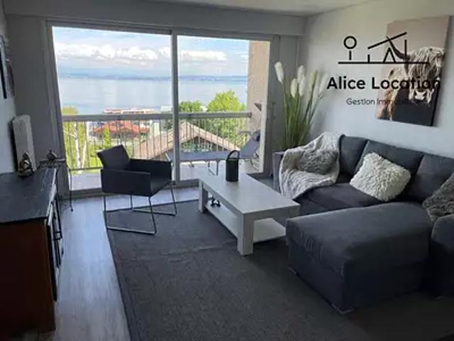Evian les Bains 74500 Location appartement 2 pièces t2 parking
