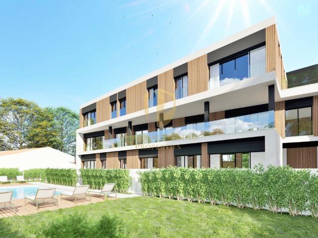 Excelente apartamento T2 com piscina, em fase de construção no centro de Almancil