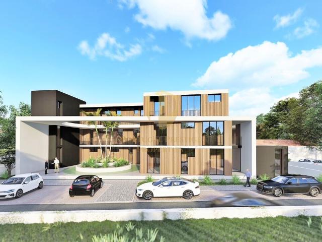 Excelente apartamento T2 com piscina, em fase de construção no centro de Almancil