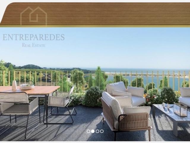 Excelente apartamento T2 com terraço de 139m2 com piscina para comprar junto a Marina da Afurada Vila Nova de Gaia Porto M3.A1AB