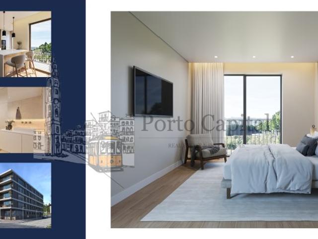 EXCELENTE APARTAMENTO T2, COM TERRAÇO E DOIS LUGARES DE GARAGEM, NO CENTRO DA CIDADE, A PREÇO DE LANÇAMENTO 235.000 EUROS