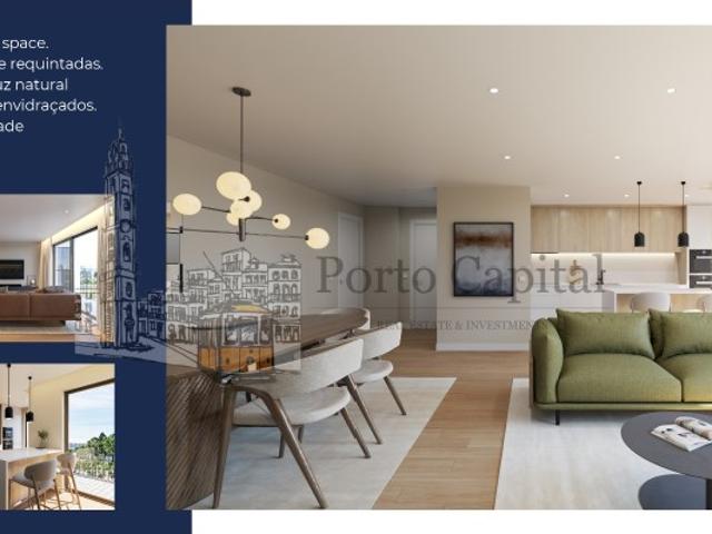 EXCELENTE APARTAMENTO T2, COM VARANDA E DOIS LUGARES DE GARAGEM, NO CENTRO DA CIDADE, A PREÇO DE LANÇAMENTO 225.000 EUROS