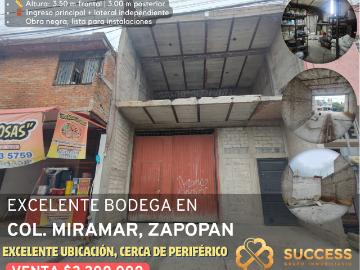 Excelente Bodega en Venta – Prol. Av. Guadalupe, Col. Miramar, Zapopan