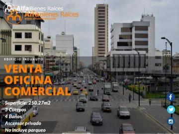Excelente oficina en venta 250m2 centro de guayaquil 2809