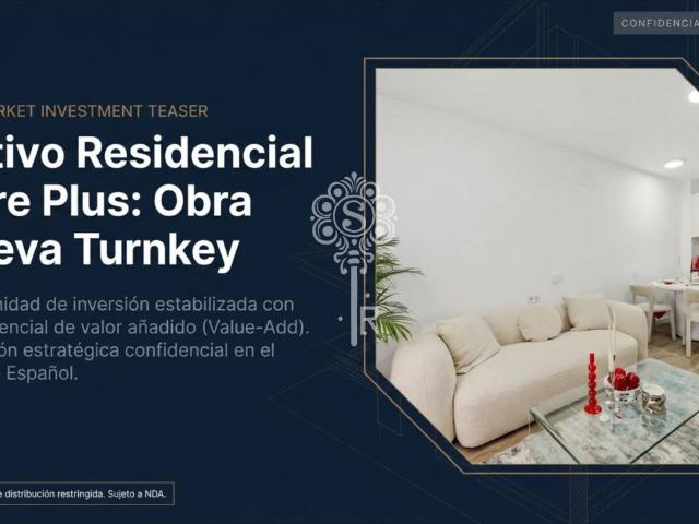 EXCELENTE OPORTUNIDAD DE INVERSIÓN: Edificio de Obra Nueva en Carolinas Altas Rentabilidad Neta 8,4%