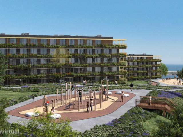 Excelentes apartamentos T4 novos com varanda em Canidelo junto ao rio