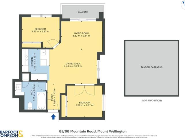 Exceptional 2 Bedroom apartment in the lap of.