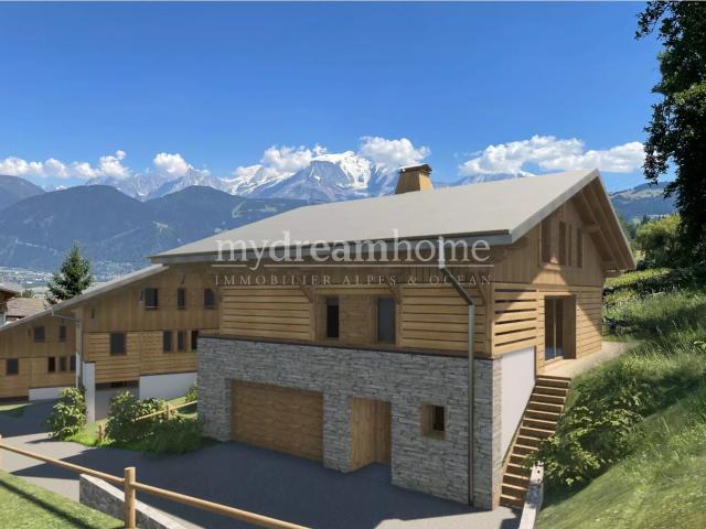 LUXUEUX CHALET 6 CHAMBRES + SPA Vue imprenable sur le Mont Bl