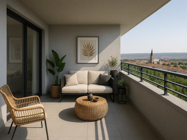 Exceptionnel T3 Luxe + Grande terrasse dans Quartier Résidentiel 3 pièces, 80 m²